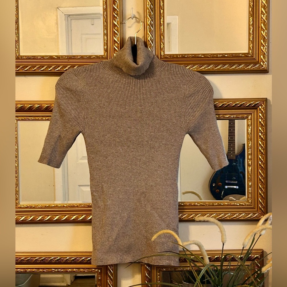 Express Short Sleeve Turtleneck